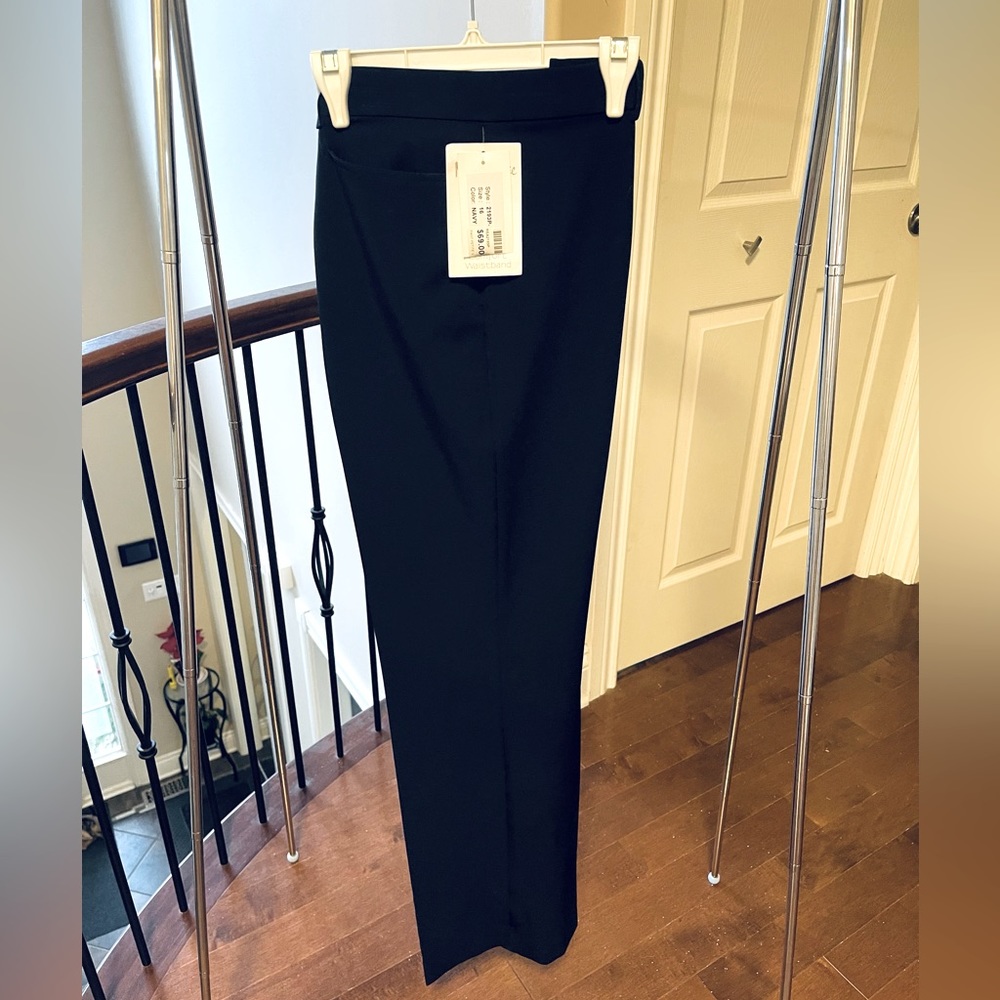 NWT Dress pants / slacks - navy size 16 petite, with tummy control
